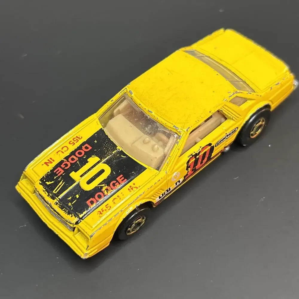 Hot Wheels 1980 MIRADA STOCKER Hong Kong Yellow Black Dodge 10 355 Vintage